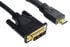 InLine HDMI zu DVI Adapter Kabel High Speed, schwarz - 1m image number null