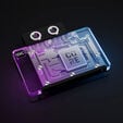 Alphacool Core GeForce RTX 5070 Wasserblock, Referenz-Design, Backplate - Acryl, schwarz image number null
