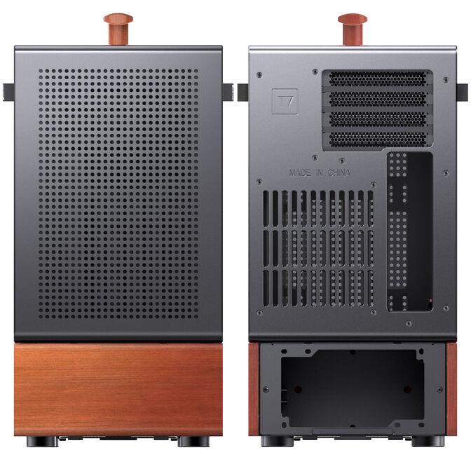 Jonsbo T7 PC-Geh&auml;use, Midi-Tower, mATX, Tempered Glass - schwarz image number 10