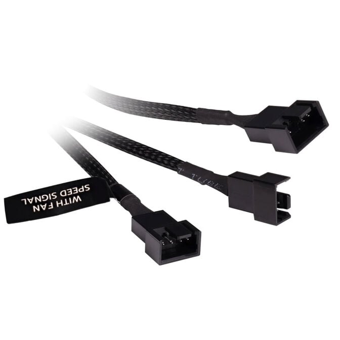 Alphacool Y-Splitter 4-Pin auf 3x 4-Pin PWM 60cm - schwarz image number 1