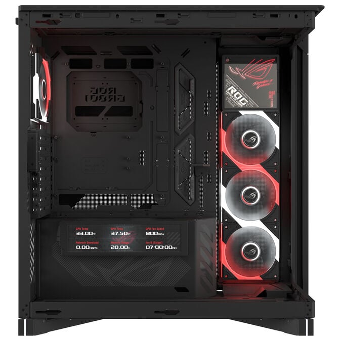 ASUS ROG Cronox GR801 PC-Geh&auml;use, Big-Tower, E-ATX, ARGB, Tempered Glass - schwarz image number 6