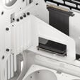 HAVN HS 420 VGPU PC Case, Mid Tower, E-ATX, Tempered Glass, PCIe 5.0 Riser Cable - White image number null