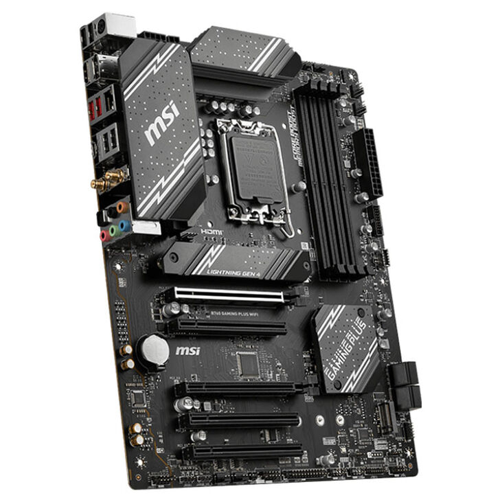MSI B760 Gaming Plus WiFi Mainboard, Sockel LGA 1700, Intel B760, ATX, DDR5 image number 1