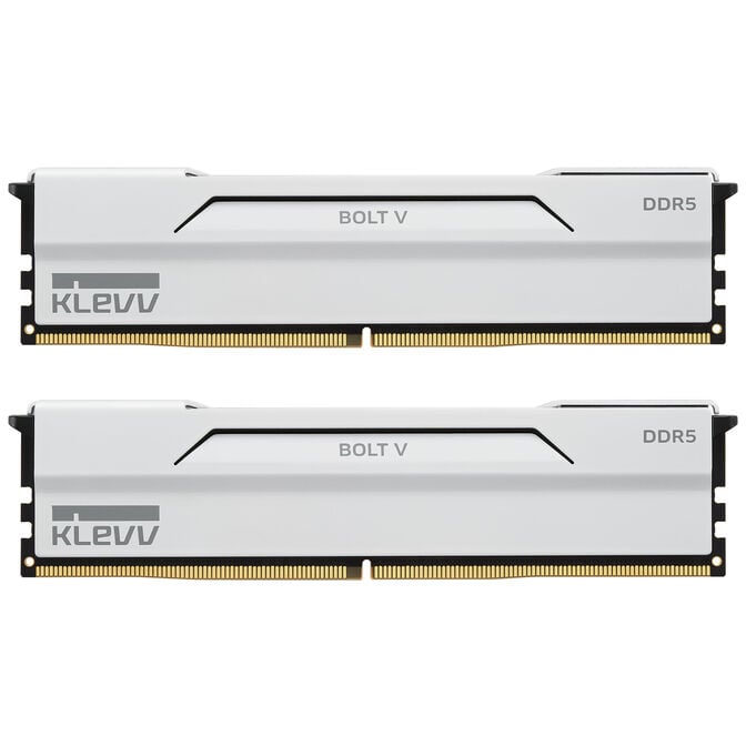KLEVV BOLT V DDR5-6000 RAM, CL30, EXPO - 32 GB Dual-Kit, wei&szlig; image number 0