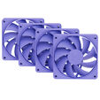 HYTE FA12 L&uuml;fter, 4er Pack - 120mm, Taro Milk image number null