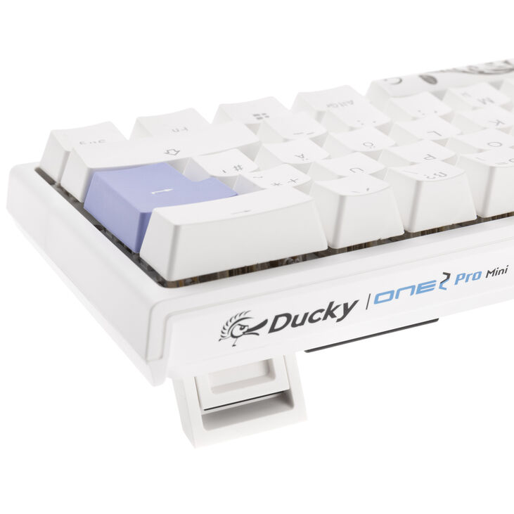 Ducky One 2 Pro Mini White Edition Gaming Tastatur, RGB LED - Cherry Blue image number 5