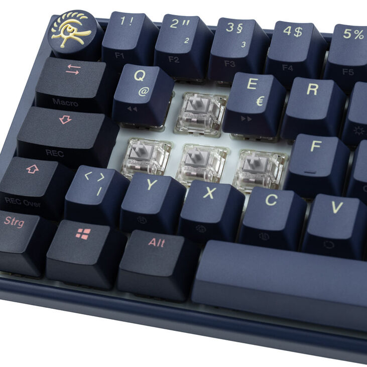 Ducky One 3 Cosmic Blue SF Gaming Keyboard, RGB LED - MX-Speed-Silver image number 4