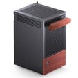 Jonsbo T6 PC Geh&auml;use, Mini-Tower, Mini-ITX, Tempered Glass, Holz - schwarz image number null