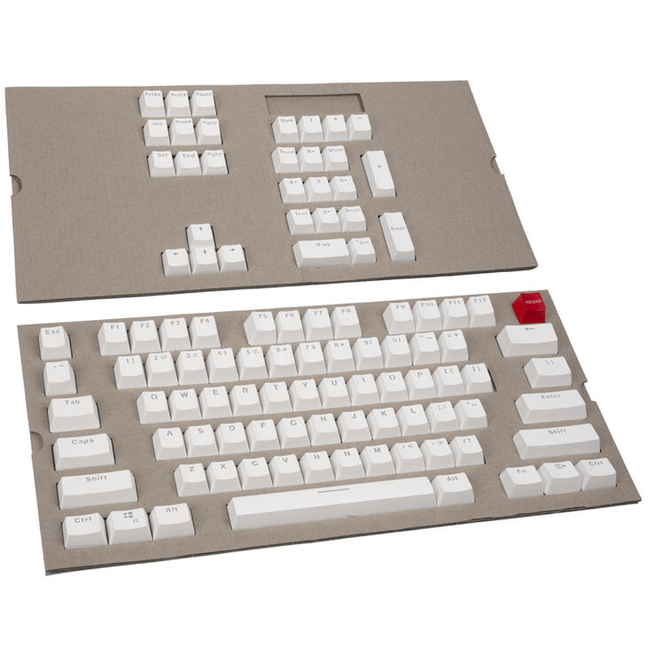 Glorious ABS-Doubleshot - 104 St., white, ANSI, US layout image number 0