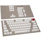 Glorious ABS-Doubleshot - 104 St., white, ANSI, US layout