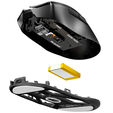 be quiet! Dark Perk Ergo Gaming-Maus, kabellos, 32.000 DPI, 8.000 Hz - schwarz image number null