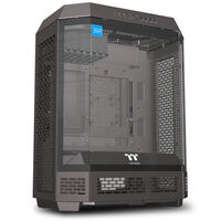 Thermaltake The Tower 600 PC-Geh&auml;use, Midi-Tower, ATX, Tempered Glass - inklusive 2x 140-mm-L&uuml;fter, schwarz