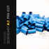 MDPC-X Pre-Cut Schrumpfschlauch 4:1 Small - Blue, 50 Stück image number null