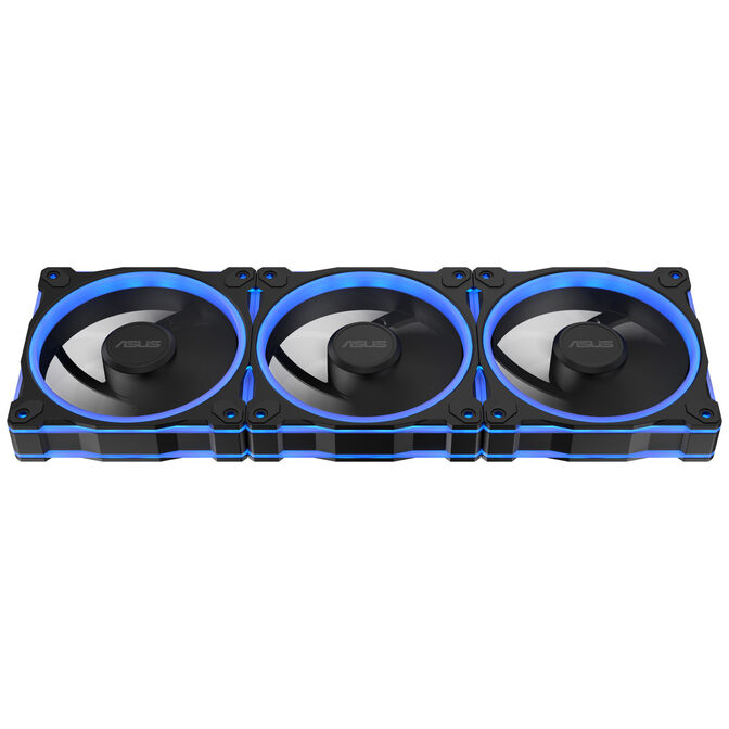 ASUS Prime MR120 ARGB-L&uuml;fter, PWM, Reverse - 120mm, schwarz, 3er-Pack image number 1