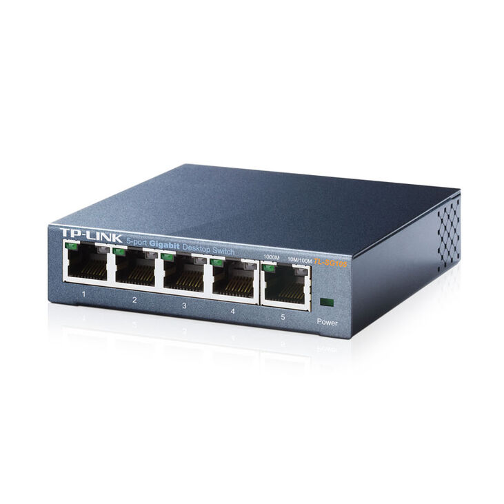 TP-Link TL-SG105 Gigabit Switch, 5-Port, unmanaged - black image number 2