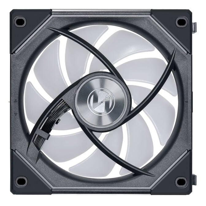 Lian Lian Li "4-Pack" - 3x UNI FAN SL-INF 120 ARGB Reverse Blade PWM Fans & 1x Standard Blade, 120mm - black (Without Controller) image number 9