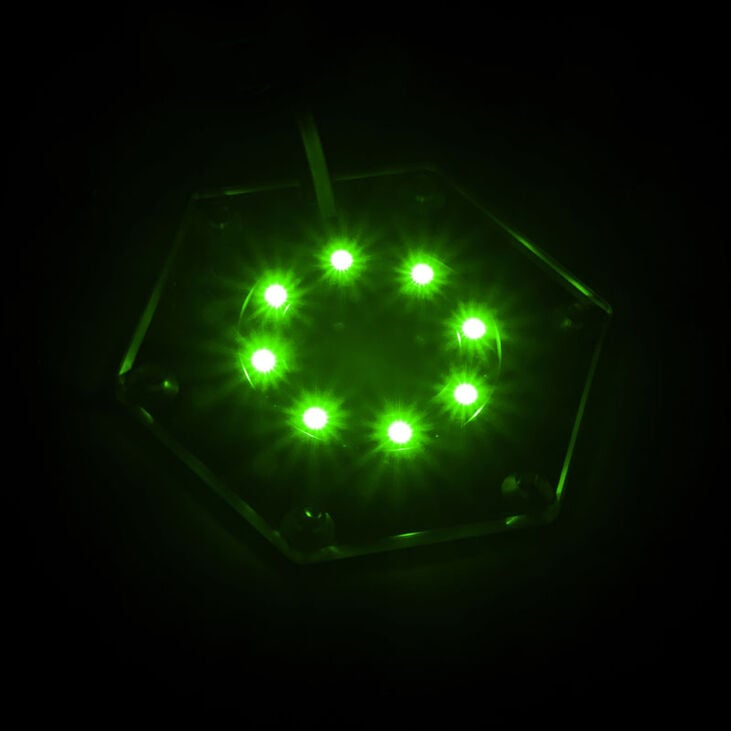 Bitspower Hexagon Add-On for reservoir, RGB image number 6