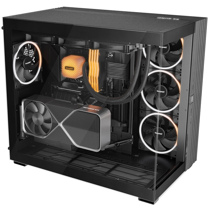 be quiet! Light Base 900 FX Big-Tower, Tempered Glass, ARGB - schwarz image number 1