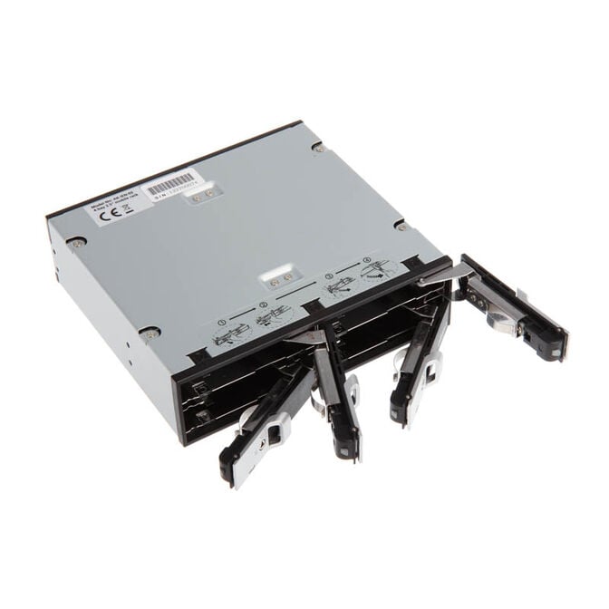 Akasa Elite 5,25 Zoll Laufwerksrahmen f&uuml;r vier 2,5 Zoll HDD/SSD image number 3