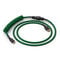 Glorious GMMK Coiled Cable Forest Green, Spiral Keyboard Cable, USB-C/USB-A &ndash; Dark Green/Black