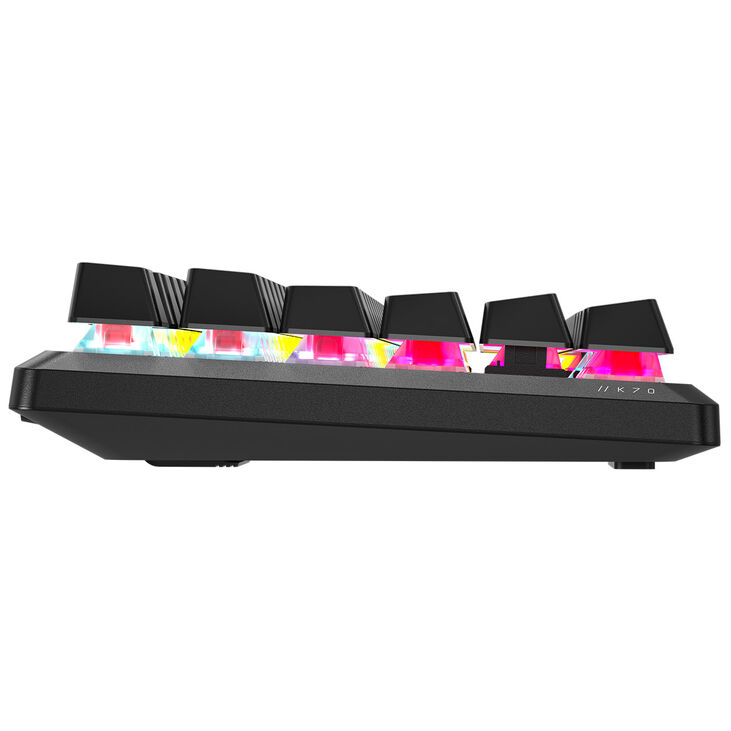Corsair K70 Core TKL Gaming Keyboard, RGB - black, Corsair MLX Red V2 Switches image number 3