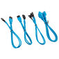 Corsair Premium Sleeved Frontpanel Kabel Verlängerungskit, blau