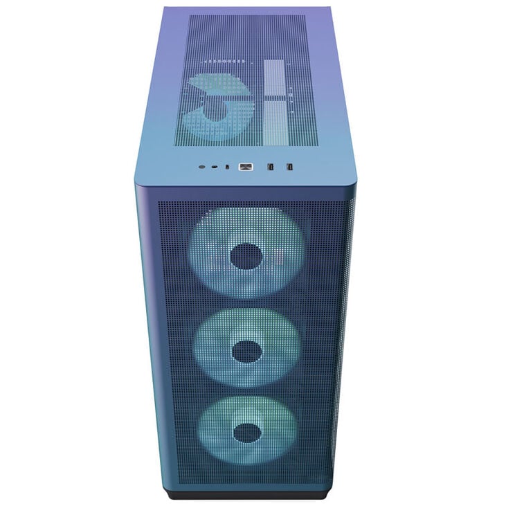 APNX C1 Midi-Tower ATX-Gehäuse, Tempered Glass - ChromaFlair image number 5