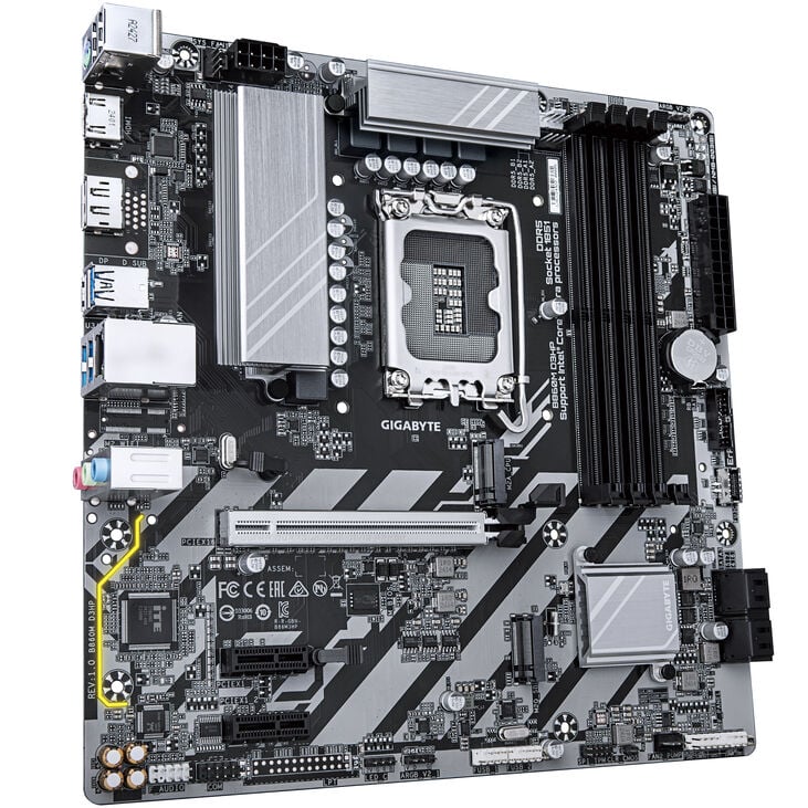 GIGABYTE B860M D3HP Mainboard, Sockel 1851, Intel B860, mATX, DDR5 image number 1