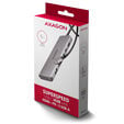 AXAGON HMC-5H USB-C 3.2 Gen 1 hub, 3x USB-A, 4K HDMI, PD 100W, 100cm USB-C cable image number null