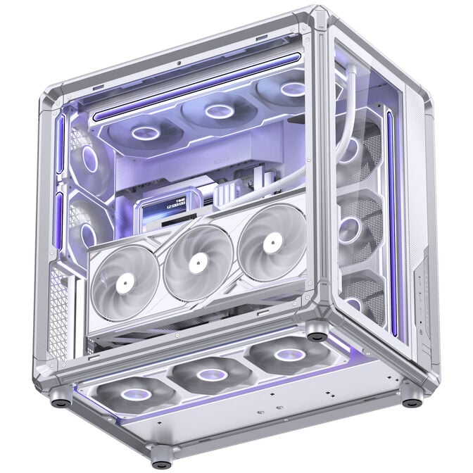 Jonsbo X400 PC-Geh&auml;use, Midi-Tower, ATX, Tempered Glass - wei&szlig; image number 19