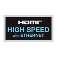 InLine HDMI Cable High Speed with Ethernet, black - 2m image number null