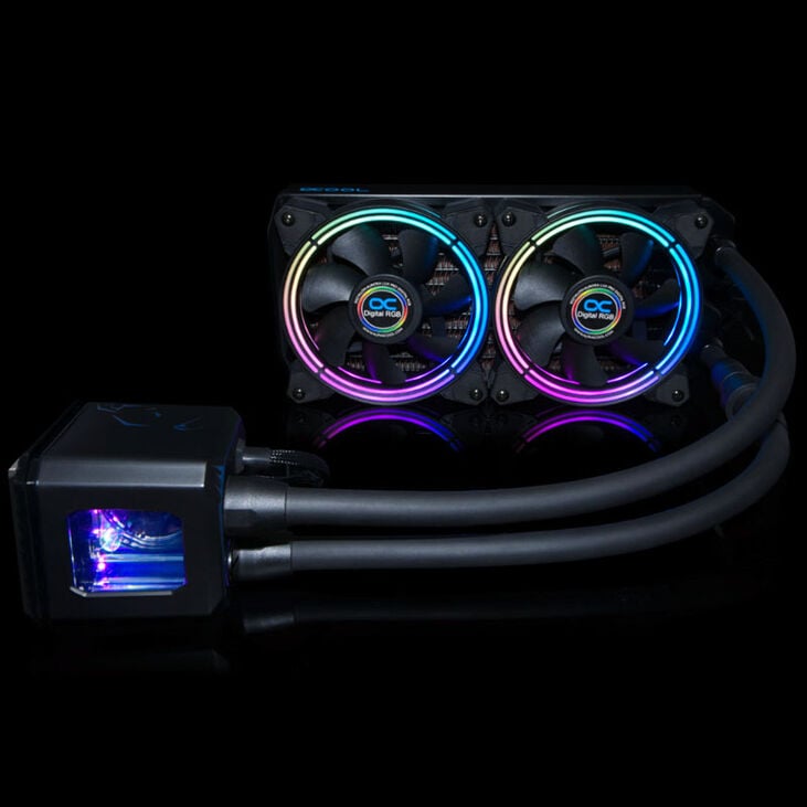 Alphacool Eisbaer Aurora 240 AiO Wasserkühlung - Digital RGB, 240mm image number 3