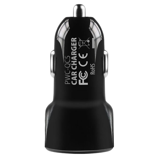AXAGON PWC-QC5 Auto-Ladeger&auml;t, 1x USB-A QC 3.0 + 1x USB-A SmartCharge, 31,5 W, CL-Stecker - schwarz image number 5