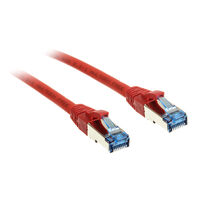 InLine Patchkabel Cat.6A, S/FTP (PiMf), 500MHz, rot - 10m
