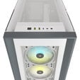 Corsair iCUE 5000X RGB Midi-Tower, Tempered Glass - wei&szlig; image number null
