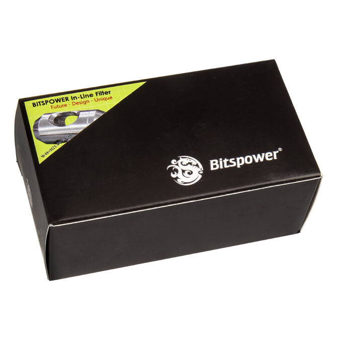 Bitspower In-Line Filter - shiny silver image number 5