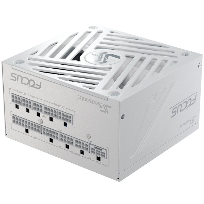 Seasonic Focus GX 80 PLUS Gold Netzteil, modular, PCIe 5.1 - 750 Watt, wei&szlig; image number 2