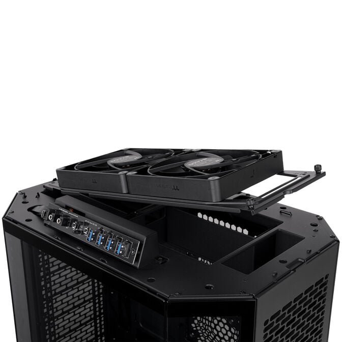 Thermaltake The Tower 600 PC Case, Mid Tower, ATX, Tempered Glass &ndash; includes 2x 140mm Fans, Black image number 24