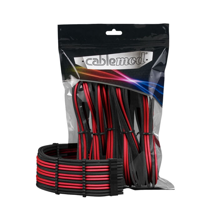 CableMod PRO ModMesh 12VHPWR Cable Extension Kit - schwarz/rot image number 3