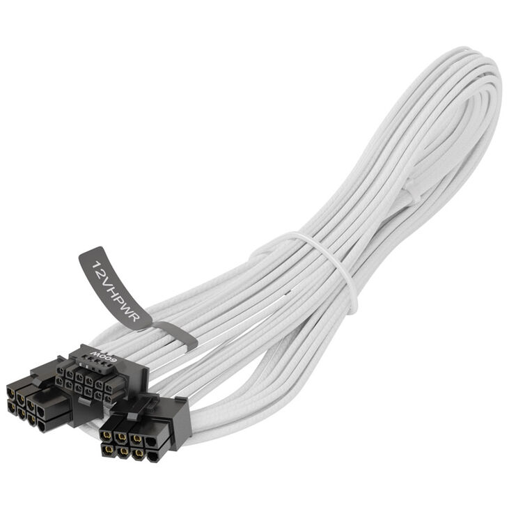 Seasonic 12VHPWR PCIe 5.0 Adapter Kabel - weiß image number 0