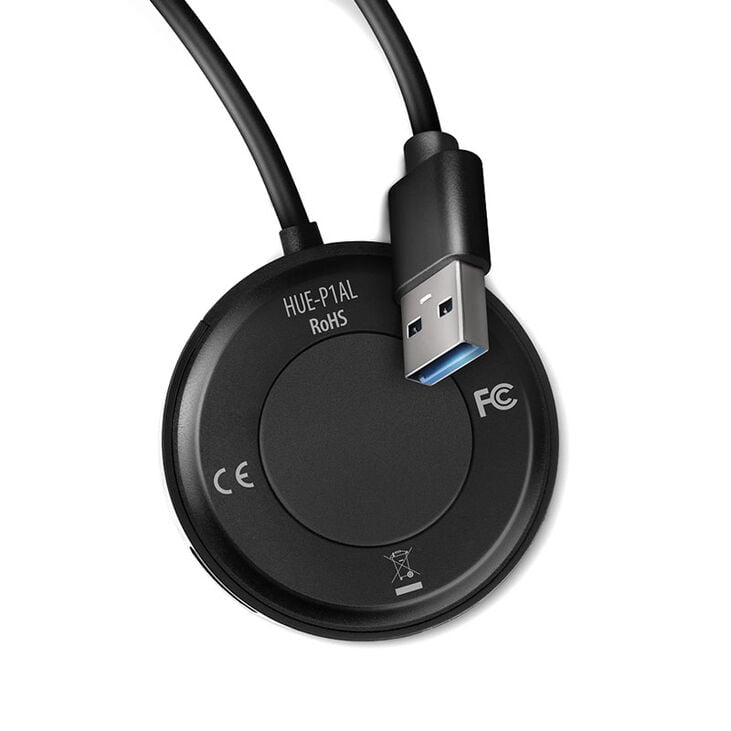 AXAGON HUE-P1AL 4x USB 3.2 Gen 1, round hub, 1.2m USB-A cable image number 4