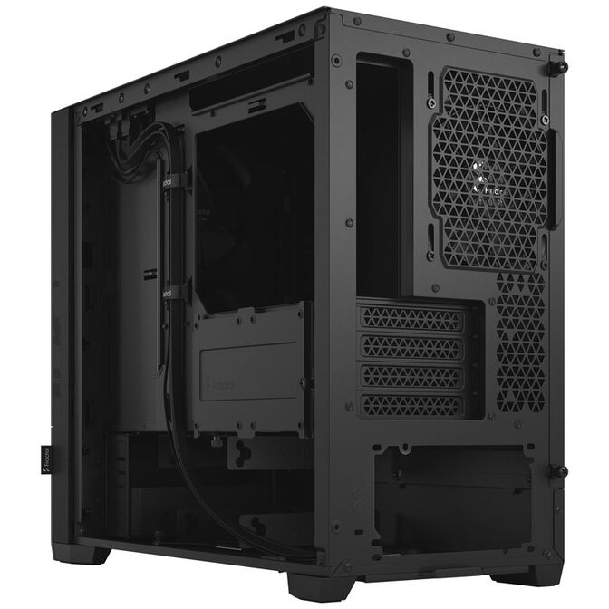Fractal Design Pop Mini Silent Solid Micro-ATX case, soundproofed - black image number 5