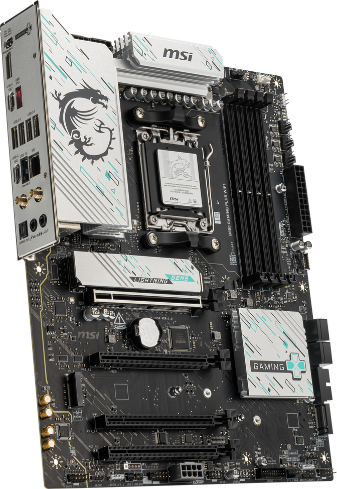 MSI B850 Gaming Plus WiFi Mainboard, Sockel AM5, AMD B850, ATX, DDR5 image number 4