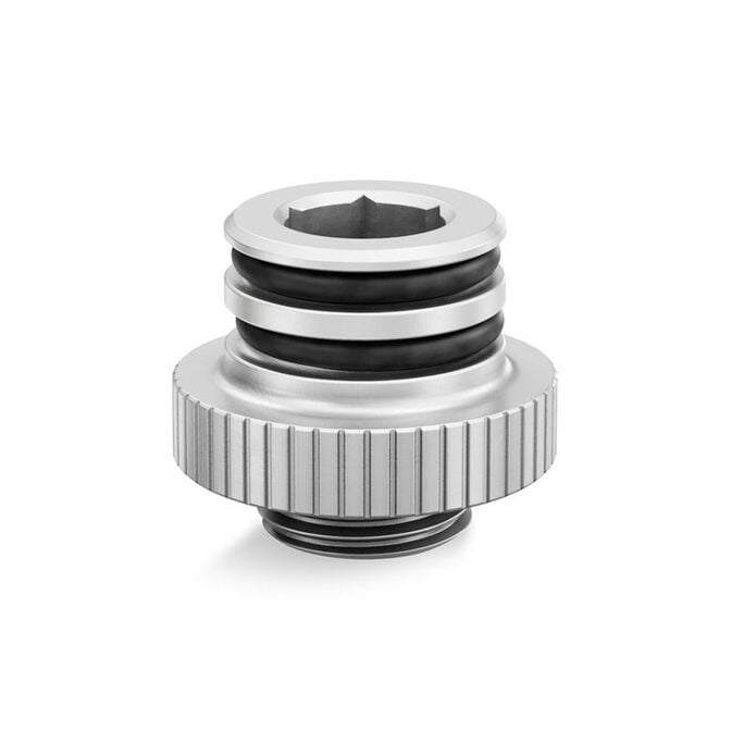 EK Water Blocks EK-Quantum Torque Push-In Adapter M 7 - Satin Titanium image number 0