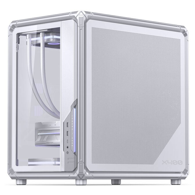 Jonsbo X400 PC-Geh&auml;use, Midi-Tower, ATX, Tempered Glass - wei&szlig; image number 7