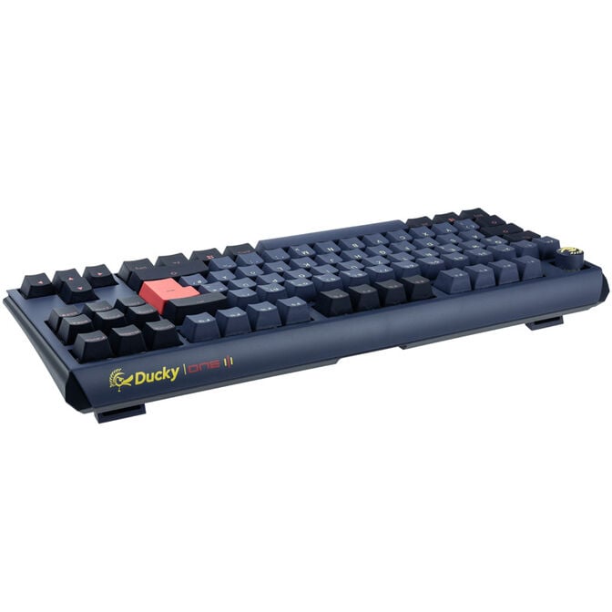 Ducky One 3 Cosmic Blue TKL Gaming Tastatur, RGB LED - MX-Ergo-Clear image number 2