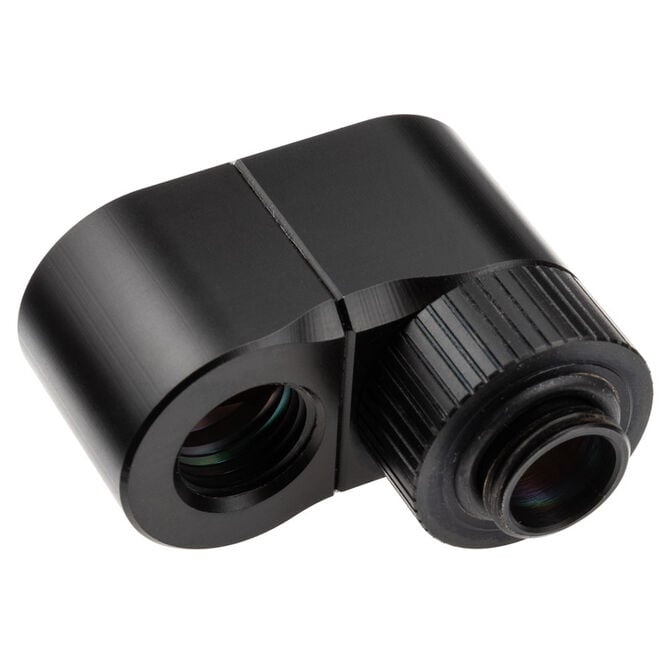 EK Water Blocks EK-Quantum Torque G1/4 inch double extension offset MF 21 - black image number 2