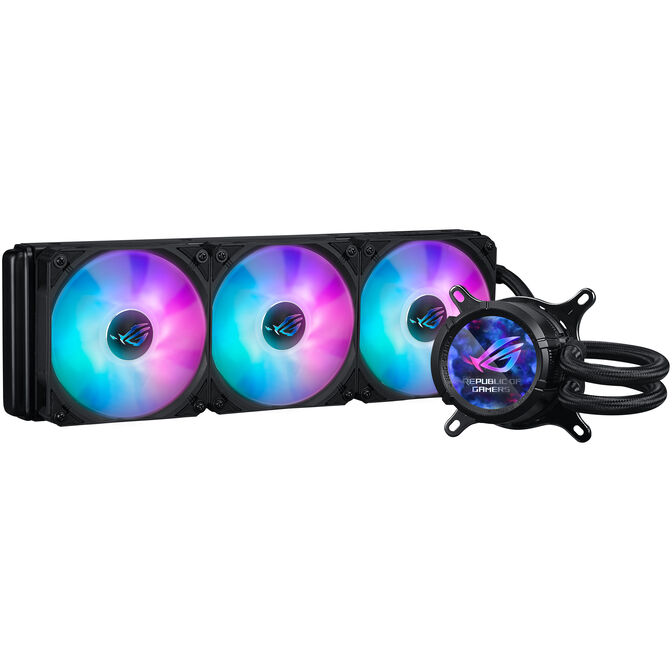 ASUS ROG Strix LC III 360 ARGB LCD All-in-One-Wasserk&uuml;hlung - 360mm, schwarz image number 1
