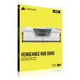 Corsair Vengeance RGB DDR5-6000 RAM, CL30, XMP, EXPO - 32GB Dual-Kit, wei&szlig; image number null