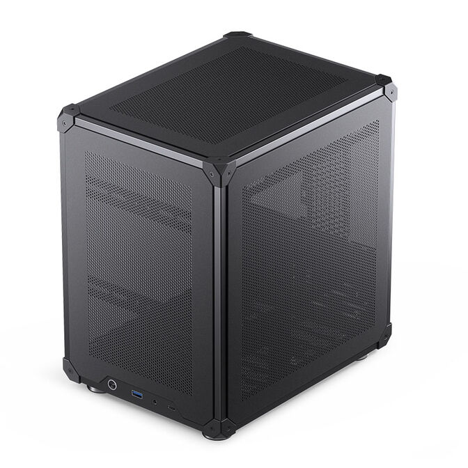 Jonsbo C6 PC-Geh&auml;use, Mini-Tower, Micro-ATX - schwarz image number 2